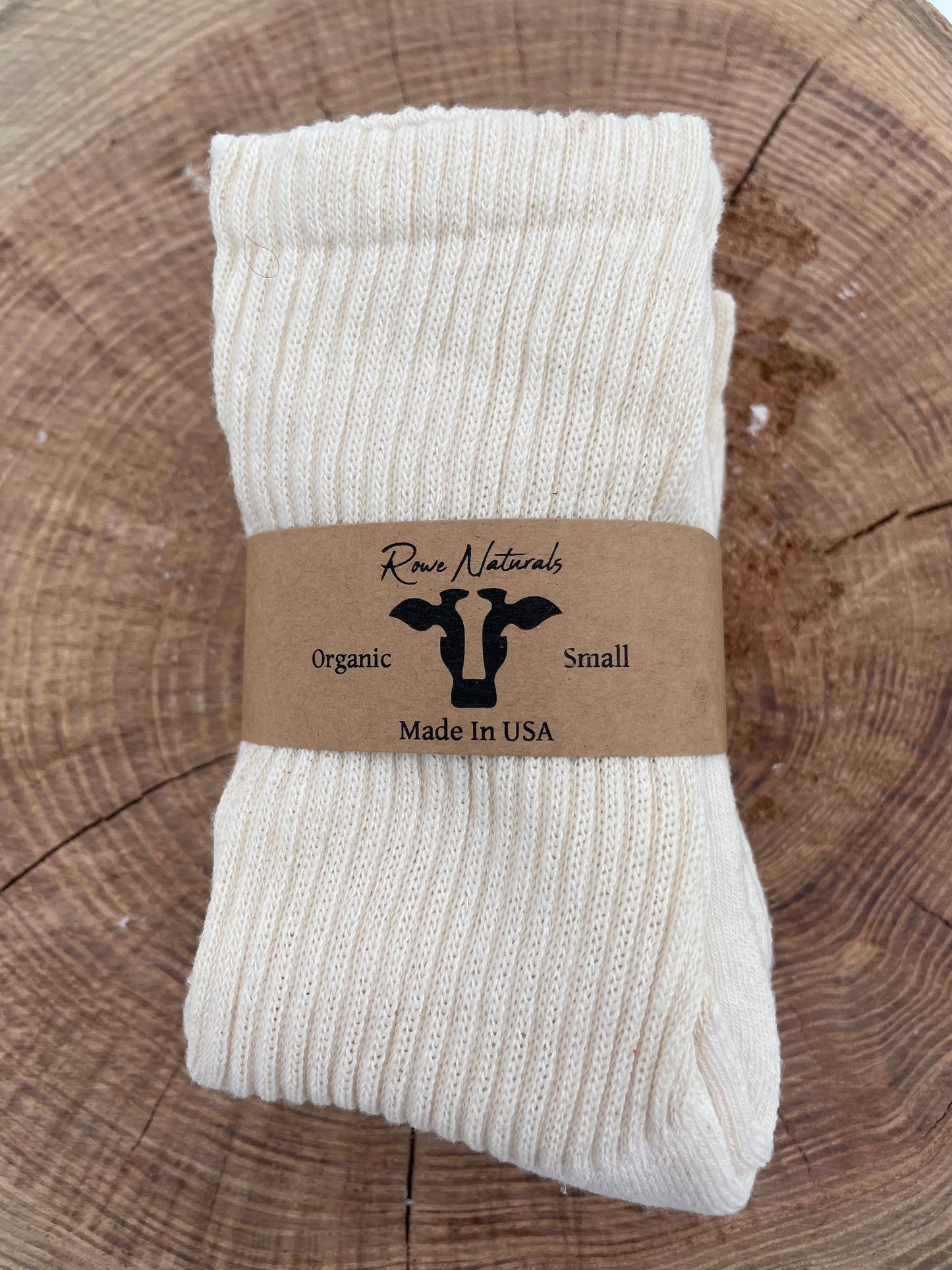 Organic Cotton Crew Socks - 3 Pack